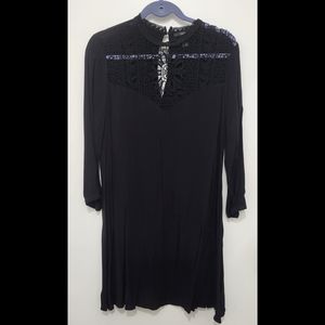 Forever 21 Boho black dress.